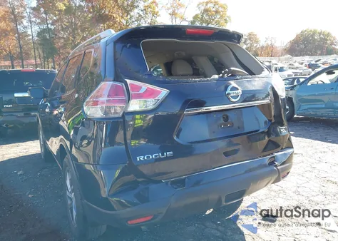 2015 Nissan Rogue Sl из США, поврежденный, VIN 5N1AT2MT3FC810429